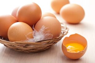 The use of eggs allows you to achieve a high cosmetological and aesthetic effect